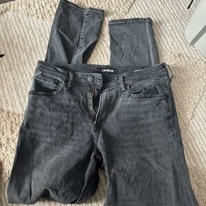 Express Men's Charcoal Slim Jeans